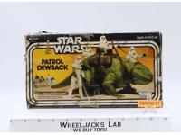 Patrol Dewback 100% Complete W/Box Star Wars 1983 Kenner Action Figure Vehicle