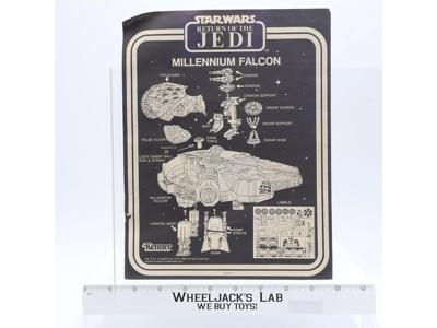 Millennium Falcon Instruction Manual ORIGINAL1982 Star Wars Kenner