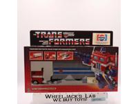 Pepsi Optimus Prime W/BOX & INSERT Complete G1 Transformers NEW UNUSED STICKERS