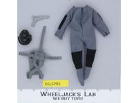 Spiral Zone Jet Pilot Suit Set Tonka 1987 Action Figure Accessories.