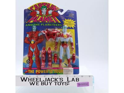Captain Planet W/Snap-On Armor Captain Planet and the Planeteers Tiger Toys MOSC