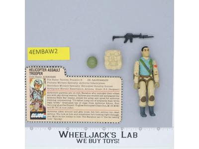 Airborne V1 100% Complete G.I. Joe 1983 Hasbro Vintage Action Figure