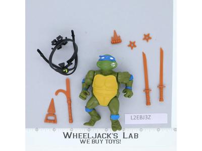 Leonardo SOFT HEAD 100%Complete Teenage Mutant Ninja Turtles TMNT 1988 Playmates