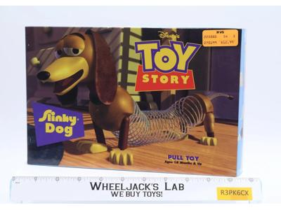 Slinky Dog Pull Toy Disney Toy Story 1995 James Industries NEW SEALED