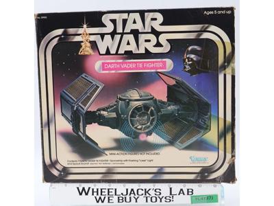 Darth Vader Tie Fighter Complete NEW UNUSED STICKERS W/Box+Insert Star Wars 1978