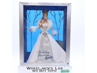 Holiday Visions Barbie Winter Fantasy 2003 Mattel White Gown Special Edition