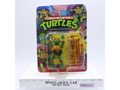 Raphael Teenage Mutant Ninja Turtles TMNT 1988 Playmates 10 BACK MOSC Unpunched