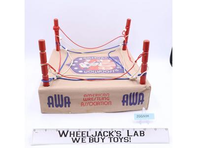 All Star Wrestling Ring AWA Wrestling 1985 Remco Action Figure Playset