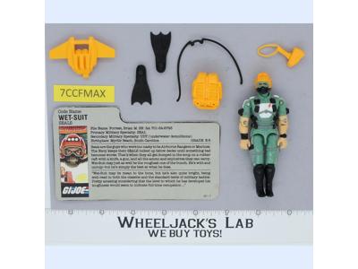 Wet-Suit V1 100% Complete G.I. Joe 1986 Hasbro Vintage Action Figure