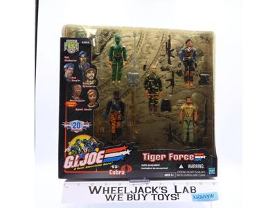 Tiger Force 5 Pack GI Joe vs Cobra 2002 Hasbro Action Figure Set NEW SEALED