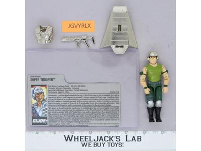 Super Trooper V1 RED CARD BACK Complete G.I. Joe 1988 Hasbro Vintage Figure