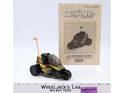 ATV Cycle Missile Outpost Xpanders 1989 Galoob Vintage Action Figure Vehicle