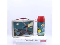 Space Age Rocket Metal Lunch Box 1958 American Thermos Products w/ THERMOS