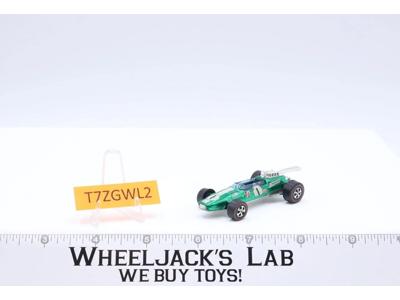 Brabham-Repco F-1 Green 1969 Redline Hot Wheels Mattel Vintage RL