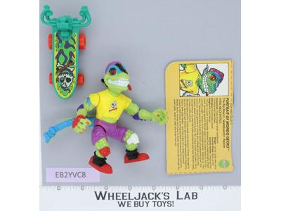Mondo Gecko 100% Complete Teenage Mutant Ninja Turtle TMNT Playmates 1990 Figure