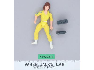April O'Neil Teenage Mutant Ninja Turtles TMNT 1988 Playmates Blue Stripe Type