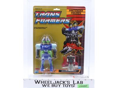 Doubleheader Pretender AFA GRADED 80+ 85/80/90 G1 Transformers 1989 Hasbro