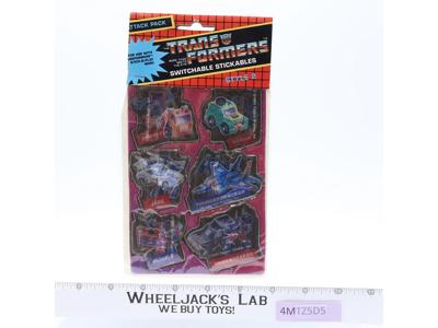 Switchable Stickables Attack Pack Style #2 1984 NEW G1 Transformers Vintage