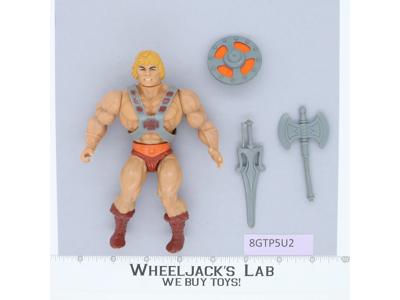 He-Man 100% Complete He-Man Masters of the Universe MOTU 1982 Mattel Vintage