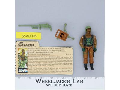 Roadblock V1 100% Complete G.I. Joe 1984 Hasbro Vintage Action Figure