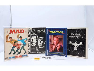Lot of 4 Star Trek Magazine Books Vintage