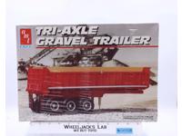 #8628 Tri-Axle Gravel Trailer AMT ERTL 1:25 Scale Model Kit NEW SEALED