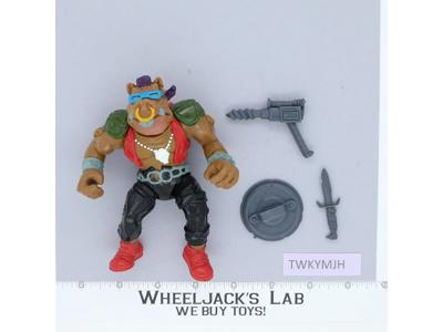 Bebop HARD HEAD 100% Complete Teenage Mutant Ninja Turtles Playmates 1988 Figure