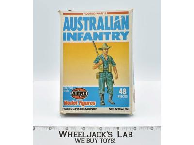 Australian Infantry World War II AirFix Model Figures 65piece W/Box HO/OO Scale