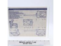 Cobra Maggot 1987 ORIGINAL Instructions Blueprints G.I. Joe Hasbro Action Figure