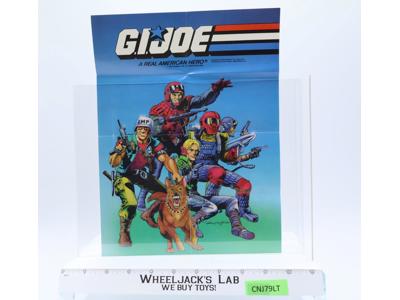 GI Joe A Real American Hero Poster 1987 Hasbro Vintage 9" X 12" Russ Heath ARAH