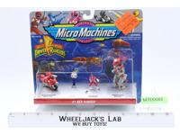 #1 Red Ranger Micro Machines Power Rangers 1994 Galoop Playset #74700 MOSC New