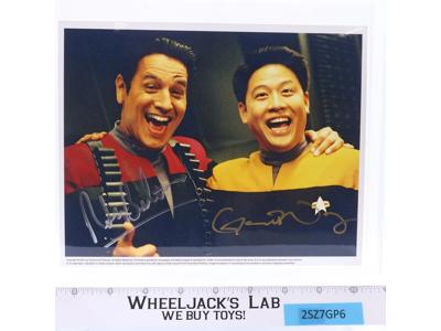 Robert Beltran & Garrett Wang Star Trek AUTOGRPAHED 8 x 10 Picture
