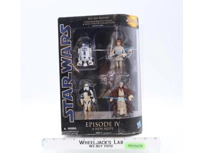 Episode IV A New Hope Figure Set W/ Mini Poster Star Wars 2011 Hasbro NEW MIB