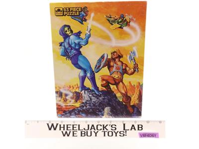 He-Man 63 Piece Jigsaw Puzzle Master of the Universe MOTU 1983 Mattel Golden
