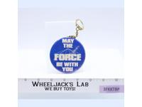 May the Force Be With You Star Wars Button Keychain 1977 Vintage