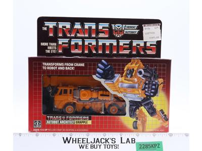 Grapple G1 Transformers 1985 Hasbro Vintage Action Figure MISB NO COLOR BREAK