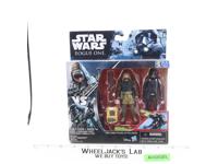 Rebel Commando Pao & Imperial Death Trooper Star Wars Rogue One Hasbro SEALED