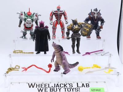 Lot of 6 Evil Space Aliens Mighty Morphin Power Rangers 1990's Bandai Figures