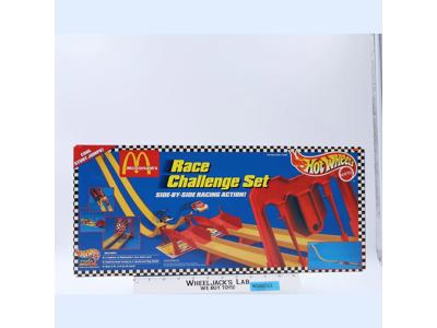 McDonald's Race Challenge Set Hot Wheels 1996 Mattel Toy Car Playset NEW SEALED