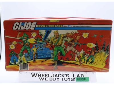 GI Joe Collectors Case 24 Action Figures W/TRAY 1984 Tara Toy Accessory