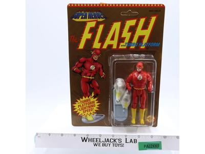 The Flash Turbo Platform Super Heroes DC Comics Toy Biz 1991 NEW MOSC Unpunched