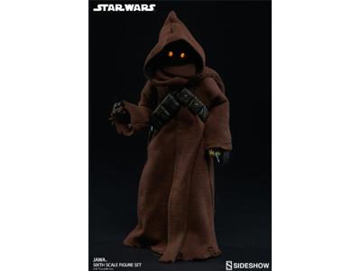 #100122 Jawa Star Wars Sideshow Collectibles Deluxe 1:6 Scale 2-Pk NEW SEALED