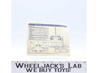 Hovercraft 1989 ORIGINAL Instructions / Blueprints G.I. Joe Hasbro Action Figure
