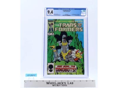 Transformers CGC GRADED 9.4 White Pages Marvel Comic #8 September 9/85