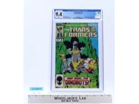 Transformers CGC GRADED 9.4 White Pages Marvel Comic #8 September 9/85