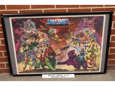 He-Man Poster 32 x 23 Masters of the Universe MOTU 1984 Mattel
