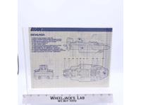 Devilfish 1986 ORIGINAL Instructions Blueprints G.I. Joe Hasbro Action Figure
