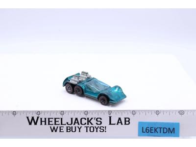 Six Shooter Aqua 1971 1970 Redline Hot Wheels Mattel Vintage RL