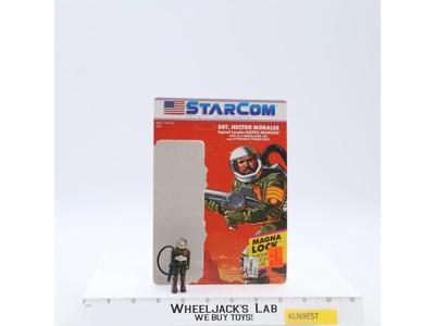 SGT. Hector Morales 100% Complete Starcom 1986 Coleco Action Figure w/ Cardback