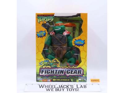 Michaelangelo Fightin' Gear 12" Teenage Mutant Ninja Turtles Playmates NEW MISB